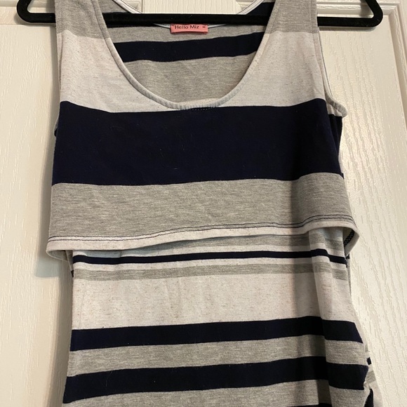 Maternity Nursing Tank Dress - Picture 2 of 3
